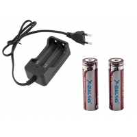 ŁADOWARKA + 2 AKUMLATOR 18650 8800mAh 3,7V BATERIA