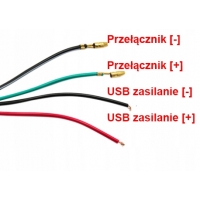 PRZEŁACZNIK WŁĄCZNIK USB MOTOCYKLOWY DO MOTORU