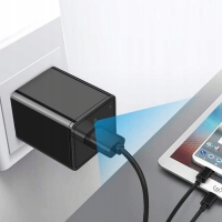 ZASILACZ ŁADOWARKA SIECIOWA USB Z KAMERĄ 1080P