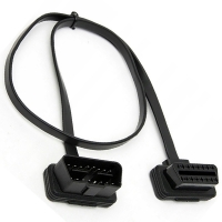 PRZEDŁUŻKA PRZEDŁUŻACZ ADAPTER PŁASKI KABEL 60cm OBD2 16PIN MĘSKI ŻEŃSKI HQ