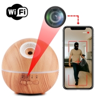 DYSKRETNIE UKRYTA KAMERA SZPIEGOWSKA WiFi W DYFUZORZE OBRAZ +DŹWIEK NA ŻYWO