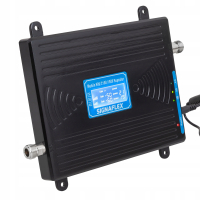 WIELOZAKRESOWY REPEATER, WZMACNIACZ GSM/UMTS/DCS INTERNETU 4G LTE + ANTENY