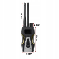 WYKRYWACZ LOKALIZATORÓW KAMER GPS GSM 2G,3G,4G, WIFI, PODSŁUCHÓW