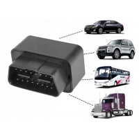 MINI LOKALIZATOR NADAJNIK PODSŁUCH DO GNIAZDA OBD W AUCIE 4G GPS GSM 12-24V