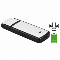 DYKTAFON REJESTRATOR SZPIEGOWSKI W PENDRIVE USB 8GB Z DETEKCJĄ NA DŹWIĘK