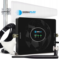WZMACNIACZ REPEATER SYGNAŁU TELEFONU GSM, INTERNETU 2G 4G +ANTENY 20dBi 10m
