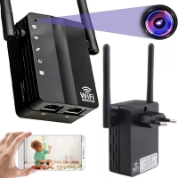 UKRYTA KAMERA SZPIEGOWSKA WIFI REPEATER SIECI PODGLĄD NA ŻYWO DETEKCJA RUCH