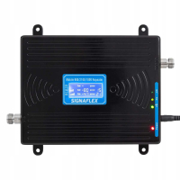 WZMACNIACZ SIECI KOMÓRKOWEJ GSM/UMTS/DCS BLACK LCD i INTERNETU 4G LTE + ANT