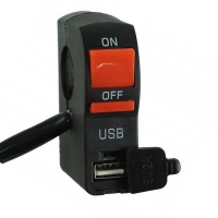 PRZEŁACZNIK WŁĄCZNIK USB MOTOCYKLOWY DO MOTORU