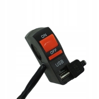 PRZEŁACZNIK WŁĄCZNIK USB MOTOCYKLOWY DO MOTORU