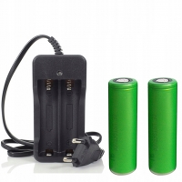 ŁADOWARKA +2 AKUMULATORY OGNIWA 18650 SONY 2200mAh