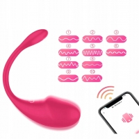 WIBRATOR, JAJKO INTENSYWNIE WIBRUJĄCE, DILDO STEROWANE TELEFONEM SMARTFONEM