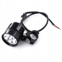 SOLIDNY HALOGEN MOTOCYKLOWY LED CREE 60W 6000LM MOC ŚWIECENIA 12-24V 6000K