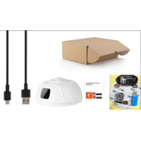 UKRYTA KAMERA WIFI W ATRAPIE CZUJNIKA DYMU CZADU DETEKCJA, OBRAZ + DŹWIĘK