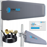 MOCNA ANTENA KIERUNKOWA ZEWNĘTRZNA DO ROUTERA INTERNETU, TELEFONU 4G 5G LTE