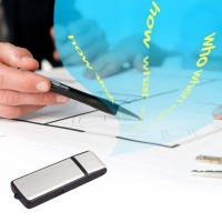 DYKTAFON REJESTRATOR SZPIEGOWSKI W PENDRIVE USB 8GB Z DETEKCJĄ NA DŹWIĘK