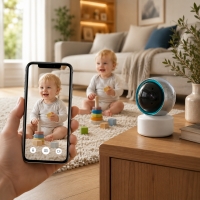 KAMERA WIFI OBROTOWA FULL HD 2MPX TUYA SMART DETEKCJA RUCHU VIDEO NIANIA