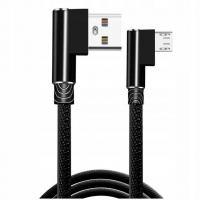 KABEL KĄTOWY 2 w 1 Micro USB + Typ-C DO TELEFONU, KAMERY, LOKALIZATORA GPS