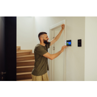 ALARM BEZPRZEWODOWY Wi-Fi / GSM Z DUŻYM DOTYKOWYM LCD, APP Tuya - KOMPLET
