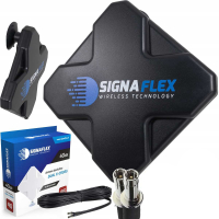 ANTENA DOOKÓLNA DUAL X-Cross 40 dBi GSM, AERO2, 4G LTE z 2x CRC9 + Mapa BTS