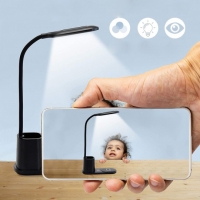 DYSKRETNIE UKRYTA KAMERA WIFI W LAMPCE LED BIURKOWEJ DETEKCJA, OBRAZ+DŹWIĘK