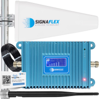 ZESTAW - WZMACNIACZ ZASIĘGU SYGNAŁU INTERNETU GSM DCS 4G LTE + ANTENY 15m