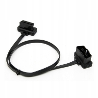 PRZEDŁUŻKA PRZEDŁUŻACZ ADAPTER PŁASKI KABEL 60cm OBD2 16PIN MĘSKI ŻEŃSKI HQ