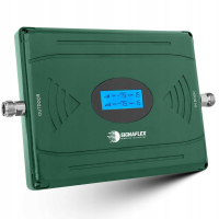 WIELOZAKRESOWY REPEATER, WZMACNIACZ GSM INTERNETU HSPA 4G LTE + ANTENY 15m