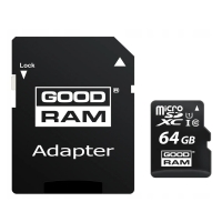GOODRAM KARTA PAMIĘCI 64 GB MICRO SD HC CLASS 10 + ADAPTER