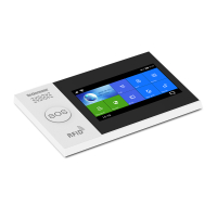 ALARM BEZPRZEWODOWY Wi-Fi / GSM Z DUŻYM DOTYKOWYM LCD, APP Tuya - KOMPLET