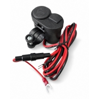 ŁADOWARKA MOTOCYKLOWA USB 12-24V do MOTORU SKUTERA QUAD GNIAZDO ZAPALNICZKI