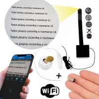 MINI ZESTAW NA EGZAMIN MIKRO SŁUCHAWKA + UKRYTA KAMERA WIFI, ODCZYT TEKSTU