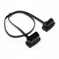PRZEDŁUŻKA PRZEDŁUŻACZ ADAPTER PŁASKI KABEL 60cm OBD2 16PIN MĘSKI ŻEŃSKI HQ