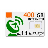 KARTA SIM DO KAMER GSM 4G LOKALIZATORA GPS ROUTERA INTERNET MOBILNY 400GB