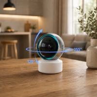 KAMERA WIFI OBROTOWA FULL HD 2MPX TUYA SMART DETEKCJA RUCHU VIDEO NIANIA