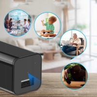 KAMERA SZPIEGOWSKA W ŁADOWARCE SIECIOWEJ USB, NAGRYWANIE, DETEKCJA RUCHU