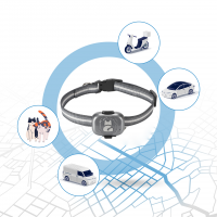 OBROŻA LOKALIZATOR GPS ŚLEDZENIE PSA i KOTA IP67 Z ALARMEM STREFY APLIKACJA
