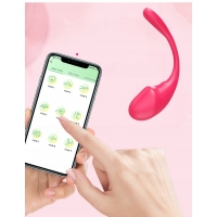 WIBRATOR, JAJKO INTENSYWNIE WIBRUJĄCE, DILDO STEROWANE TELEFONEM SMARTFONEM