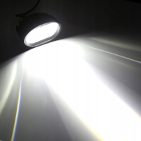 LAMPY REFLEKTORY HALOGENY MOTOCYKLOWE 20W 2000LM LED CREE + PRZEŁĄCZNIK