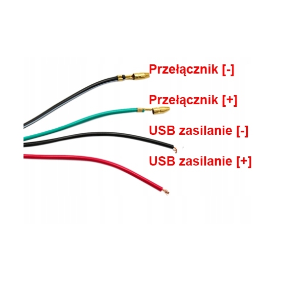PRZEŁACZNIK WŁĄCZNIK USB MOTOCYKLOWY DO MOTORU