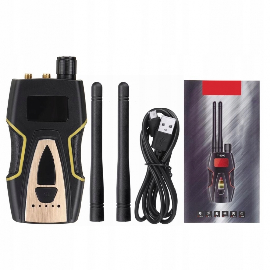 WYKRYWACZ LOKALIZATORÓW KAMER GPS GSM 2G,3G,4G, WIFI, PODSŁUCHÓW