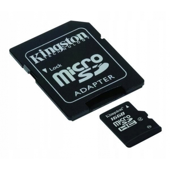 KARTA PAMIĘCI DO TELEFONU microSD 16GB Z ADAPTEREM
