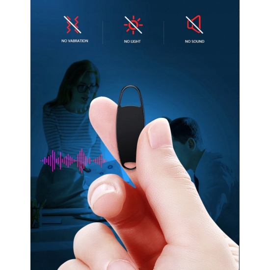 DYKTAFON BRELOCZEK NA KLUCZE AKTYWOWANY DŹWIĘKIEM