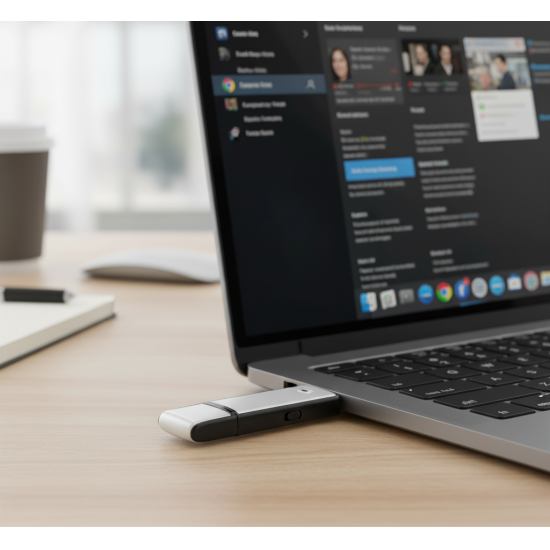 DYKTAFON REJESTRATOR SZPIEGOWSKI W PENDRIVE USB 8GB Z DETEKCJĄ NA DŹWIĘK