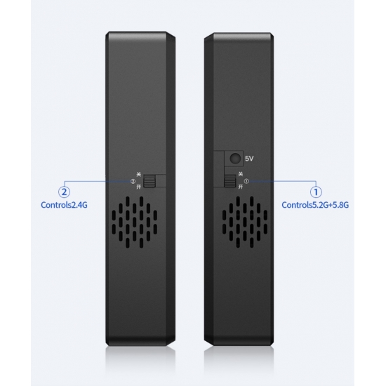 ZAKŁUCACZ BLOKER URZĄDZEŃ W SIECI Bluetooth oraz INTERNETU WiFi 2,4/5,2/5,8
