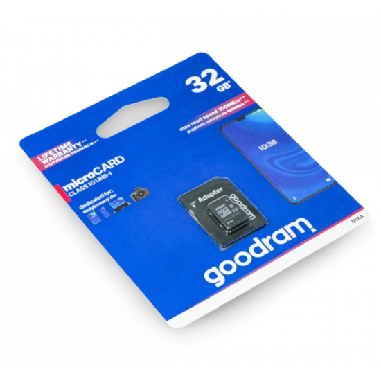 GOODRAM KARTA PAMIĘCI 32 GB MICRO SD HC CLASS 10