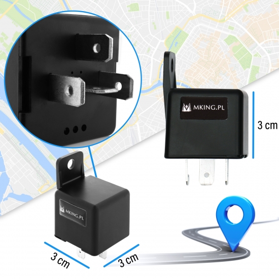 LOKALIZATOR GPS ATRAPA PRZEKAŹNIKA SAMOCHODOWEGO ODCIĘCIE PALIWA POJAZDU HQ
