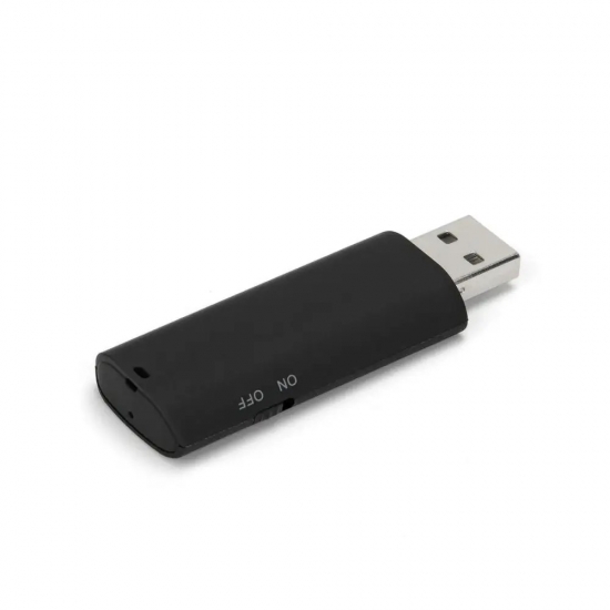 DYKTAFON REJESTRATOR SZPIEGOWSKI W PENDRIVE USB 8GB Z DETEKCJĄ NA GŁOS HQ