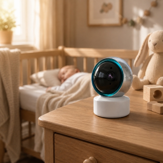 KAMERA WIFI OBROTOWA FULL HD 2MPX TUYA SMART DETEKCJA RUCHU VIDEO NIANIA