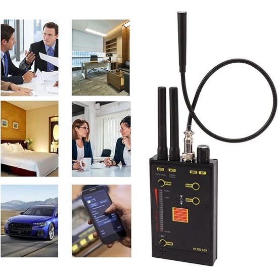 PROFESJONALNY WYKRYWACZ DETEKTOR LOKALIZATORA GPS PODSŁUCHÓW GSM KAMER WIFI